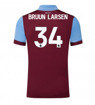 Burnley Jacob Bruun Larsen #34 Hjemmebanetrøje 2023-24 Kort ærmer